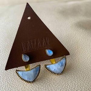 BAIZAAR Super Moonstone Ear Jacket never worn!